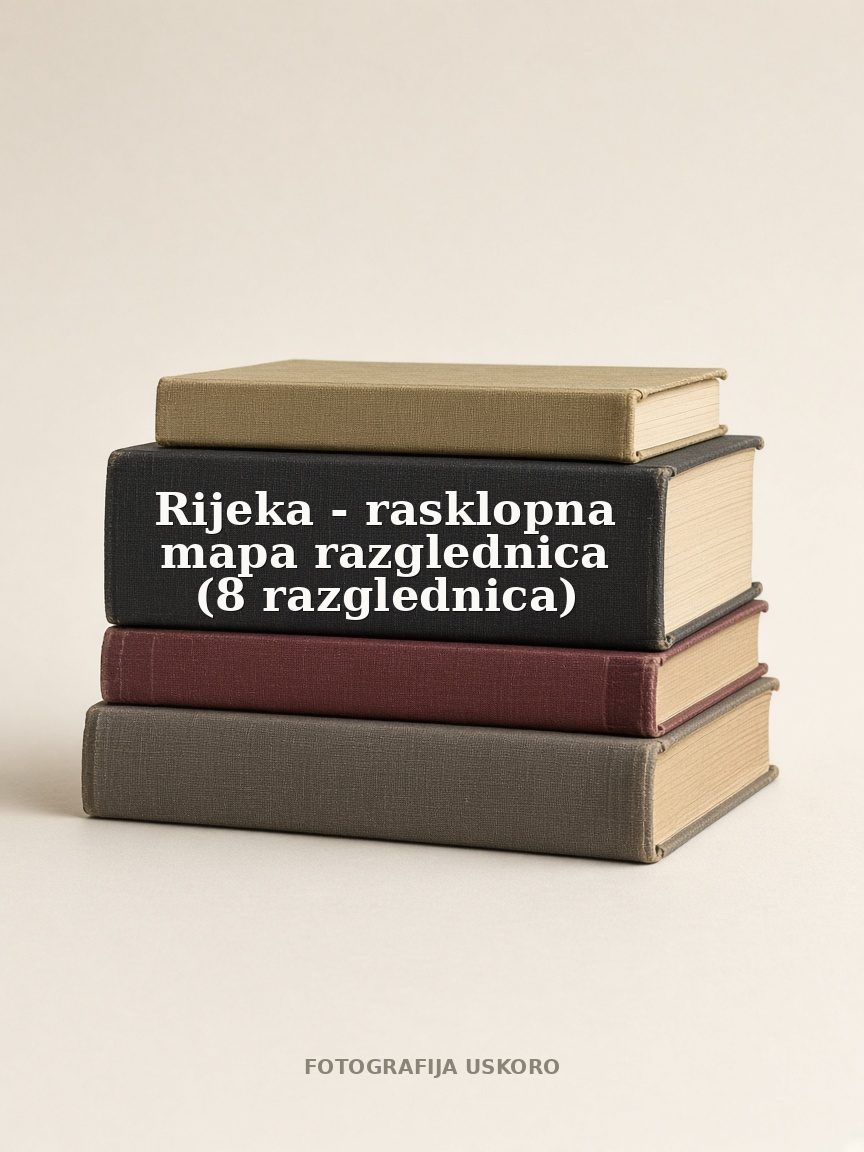Rijeka - rasklopna mapa razglednica (8 razglednica)