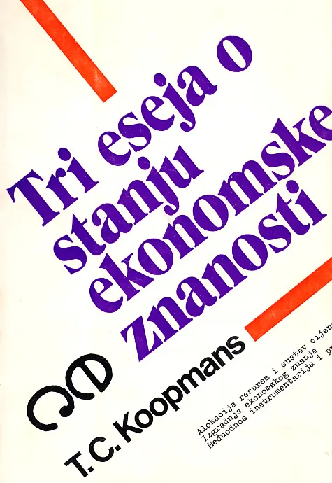 Tri eseja o stanju ekonomske znanosti