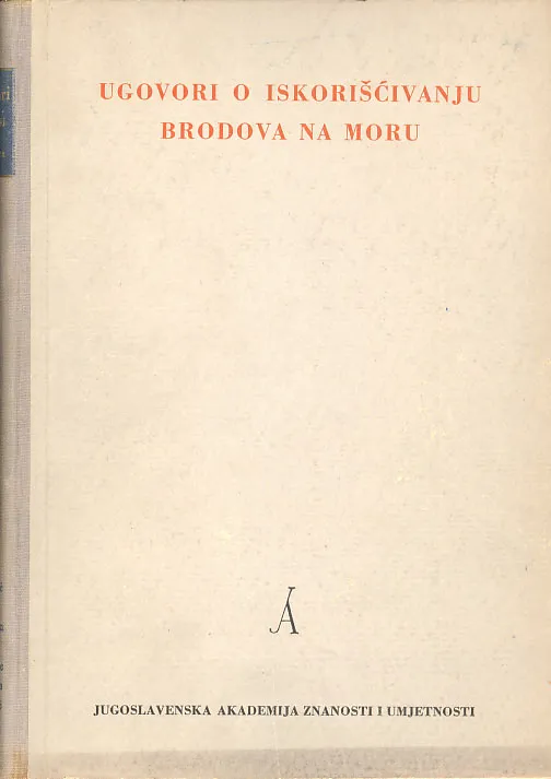 Ugovori o iskorišćivanju brodova na moru