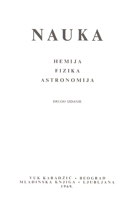 Savremena ilustrovana enciklopedija - Nauka