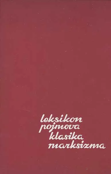 Leksikon pojmova klasika marksizma