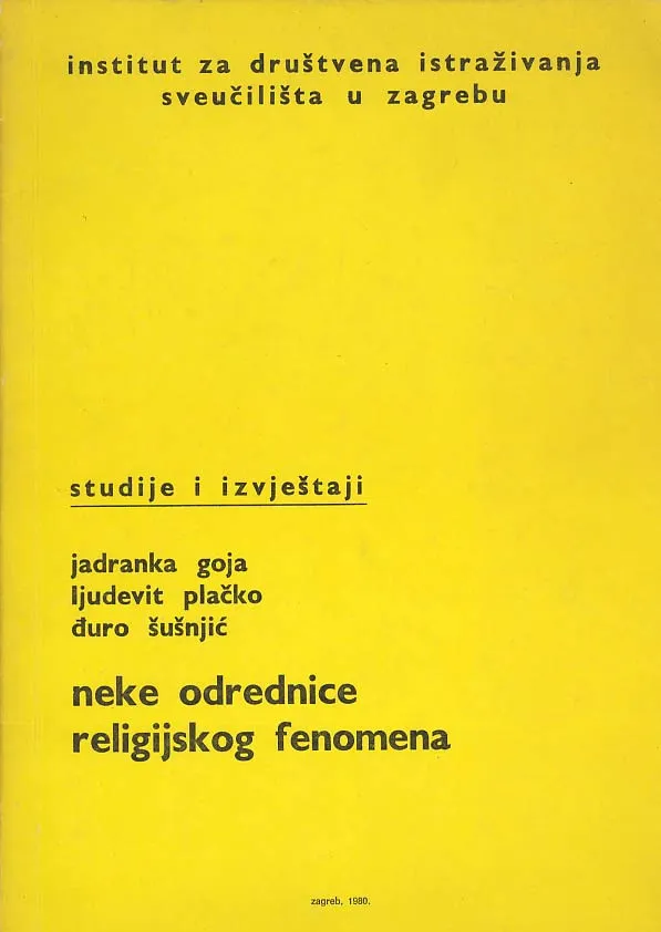 Neke odrednice religijskog fenomena