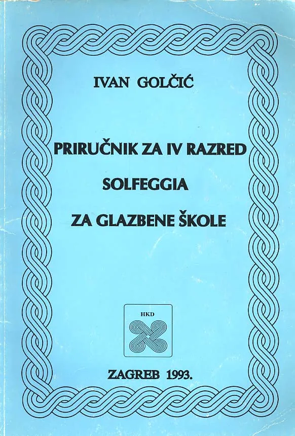 Priručnik za VI. razred solfeggia za glazbene šk.