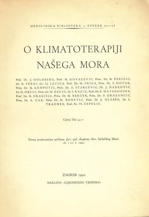 O klimatoterapiji našega mora