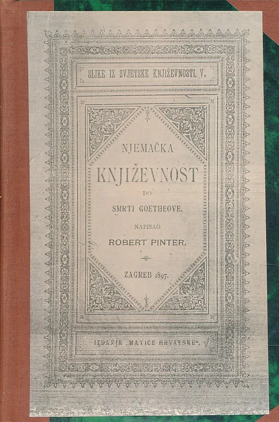 Njemačka književnost do smrti Goetheove