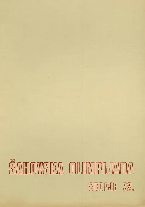 Šahovska olimpijada Skopje 1972.