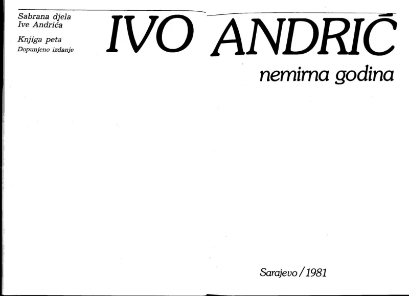 Nemirna godina
