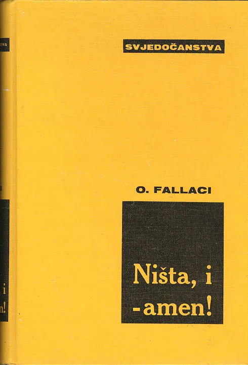 Ništa, i - amen!