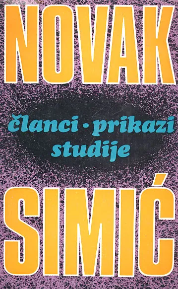 Članci, prikazi, studije