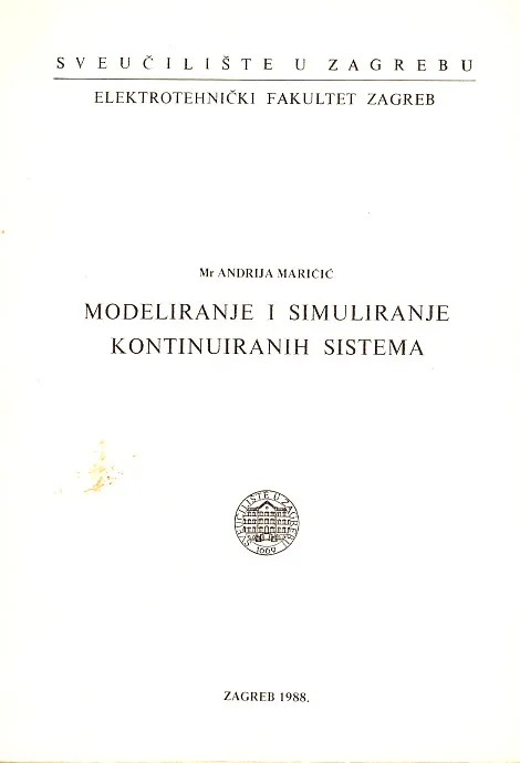 Modeliranje i simuliranje kontinuiranih sistema