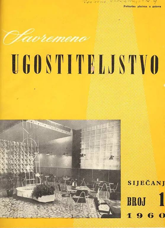 Savremeno ugostiteljstvo, god. 1960