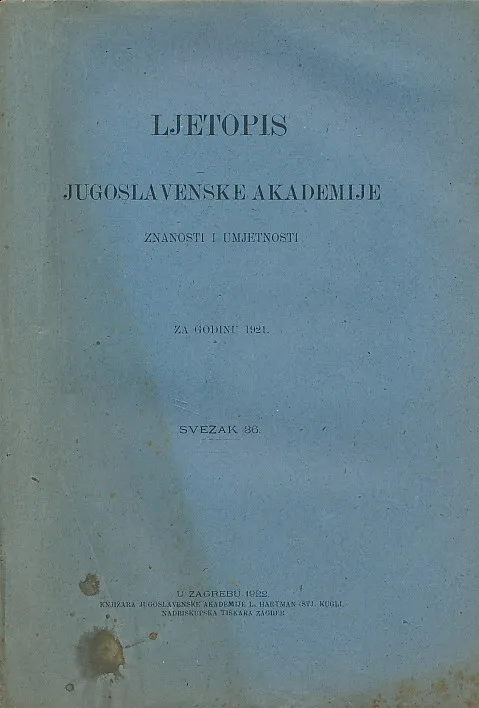 Ljetopis JAZU 36/1921