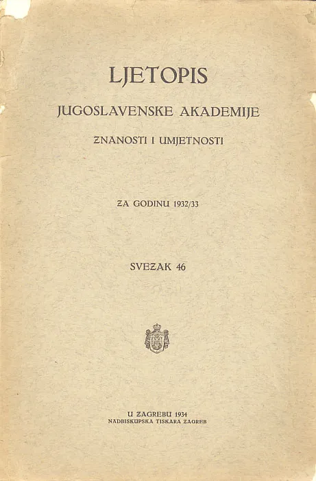 Ljetopis JAZU 46/1932