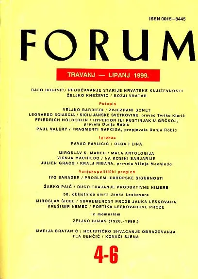 Forum, br. 4-6/1999.