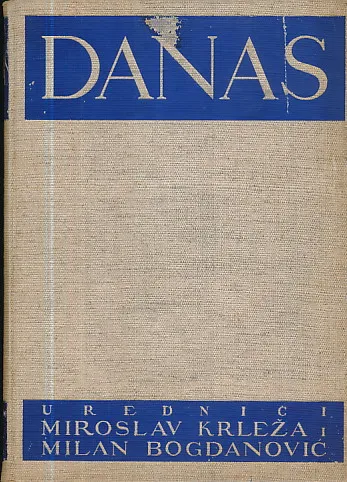 Danas, knjiga I Januar-Mart 1934