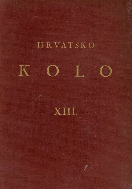 Hrvatsko kolo, knjiga XIII./1932