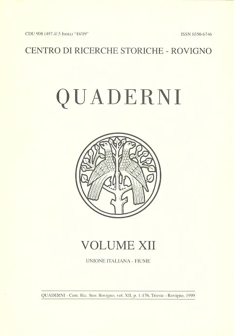 Quaderni, volume XII/1999