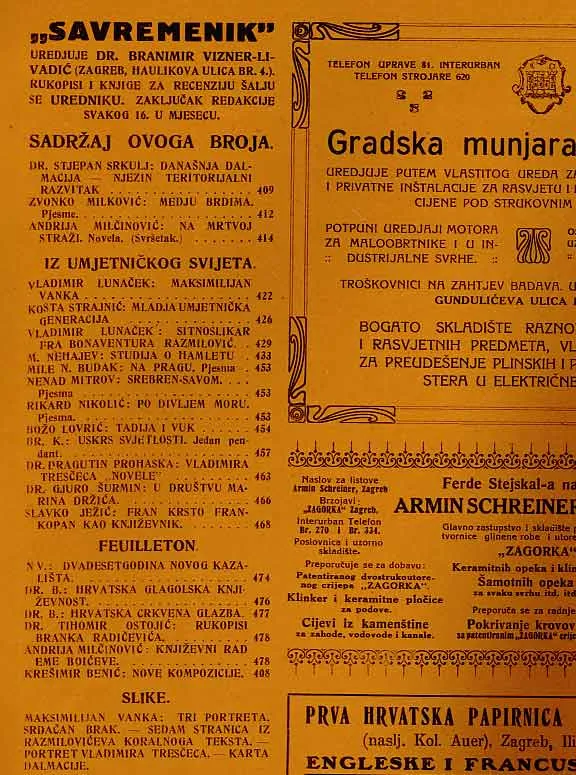 Savremenik br. 11/1910
