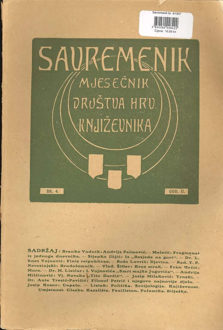 Savremenik br. 4/1907