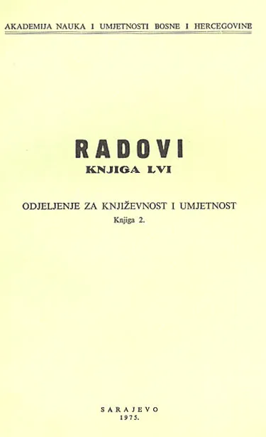 Radovi ANU BiH