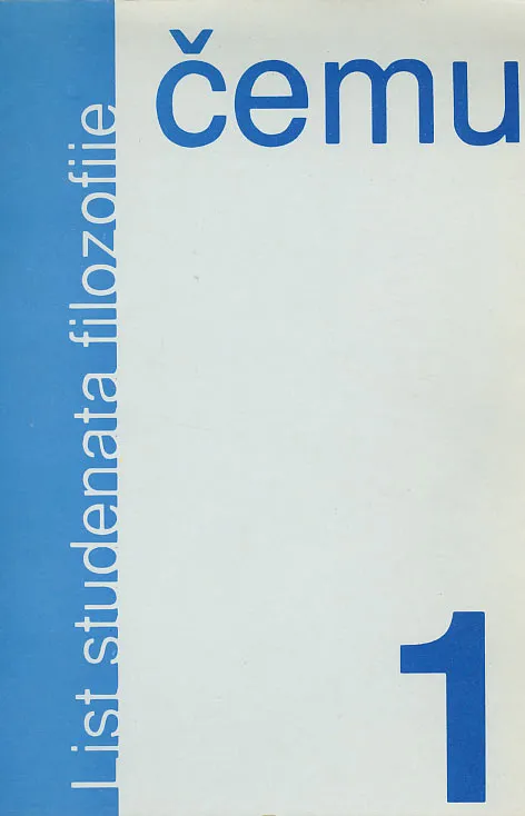 Čemu?, br. 1/1994.