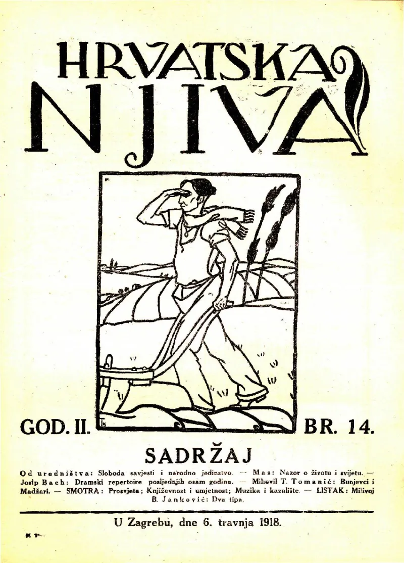 Hrvatska njiva, br. 14/1918