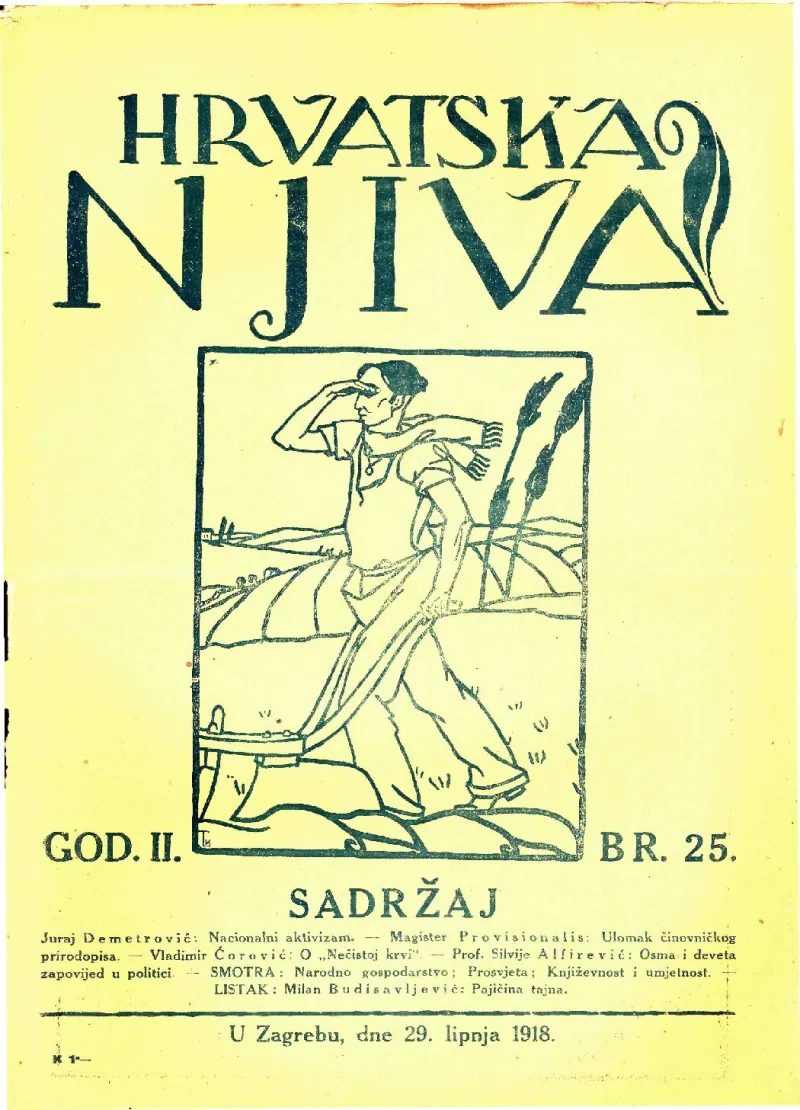 Hrvatska njiva, br. 25/1918