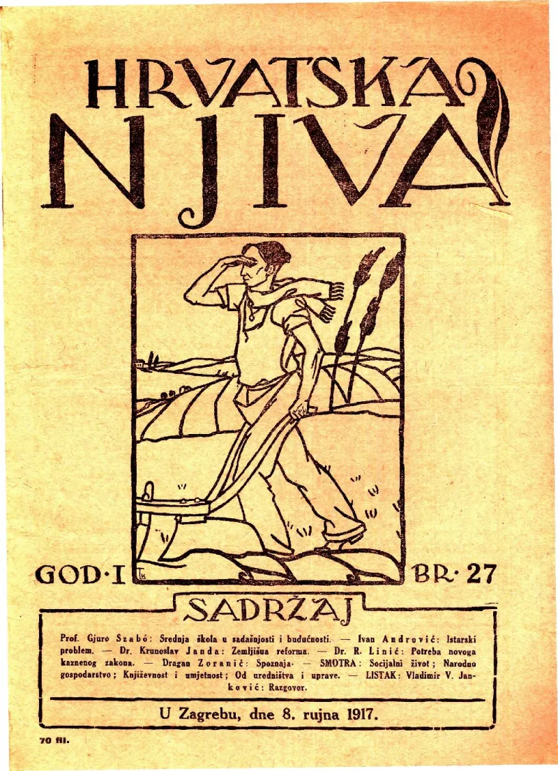 Hrvatska njiva, br. 27/1917