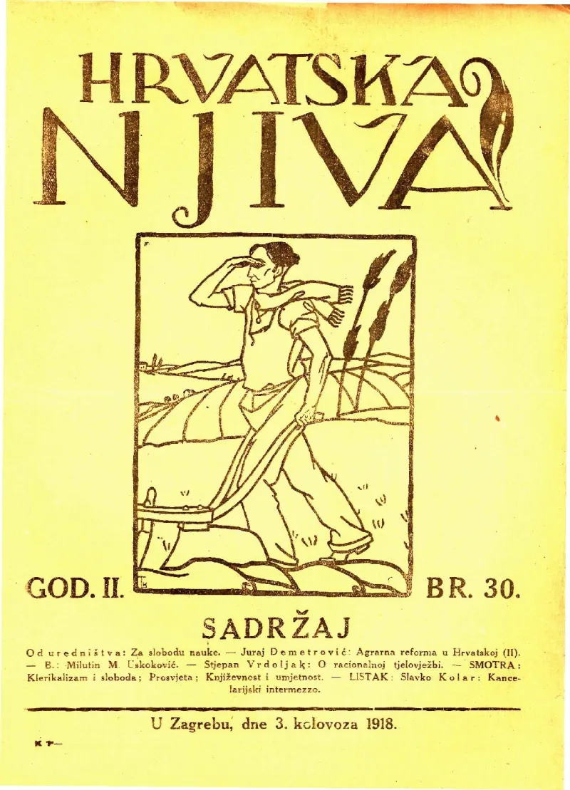 Hrvatska njiva, br. 30/1918
