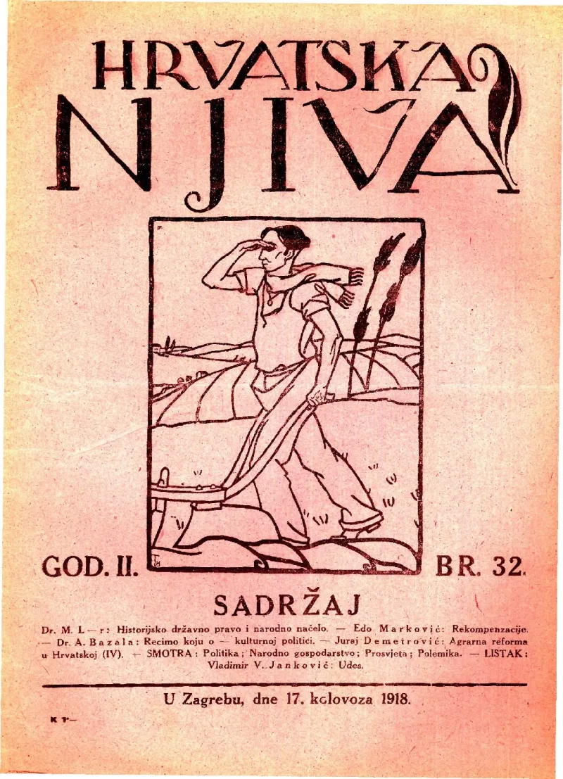 Hrvatska njiva, br. 32/1918