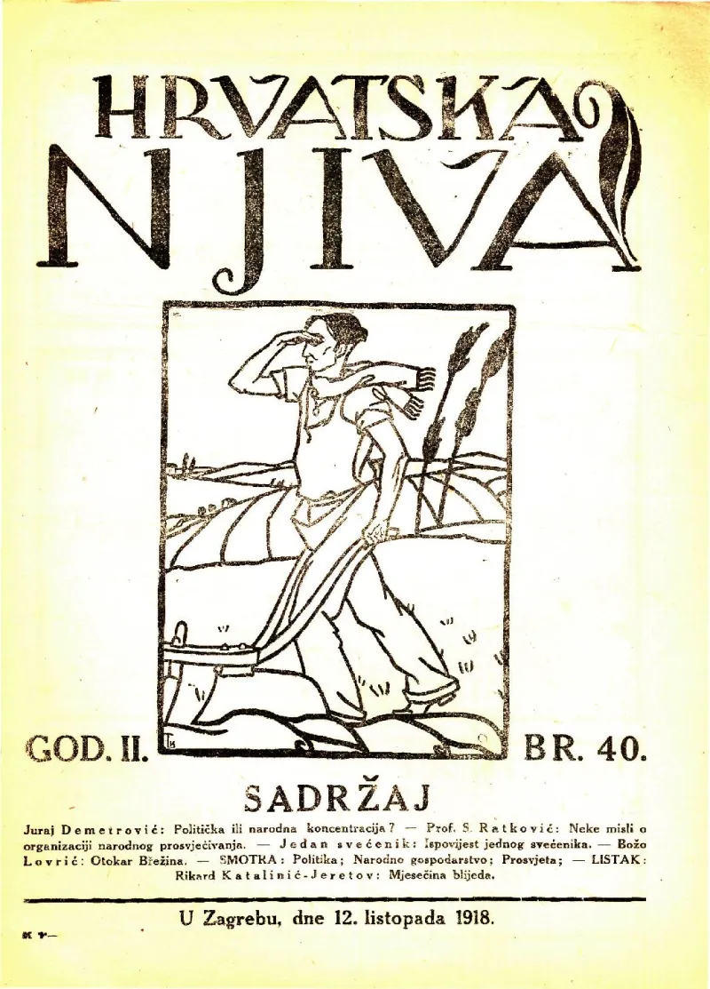 Hrvatska njiva, br. 40/1918