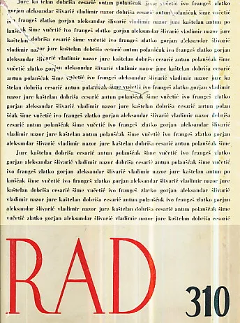 Rad JAZU, knjiga 310/1957