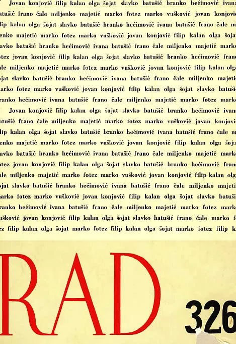 Rad JAZU, knjiga 326/1962
