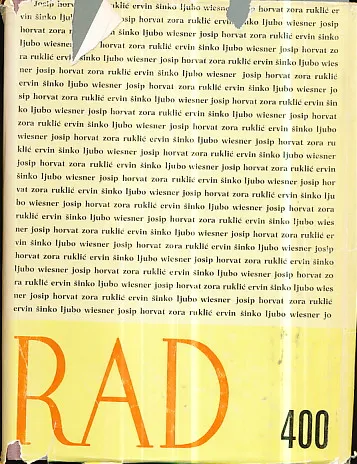 Rad JAZU, knjiga 400/1983