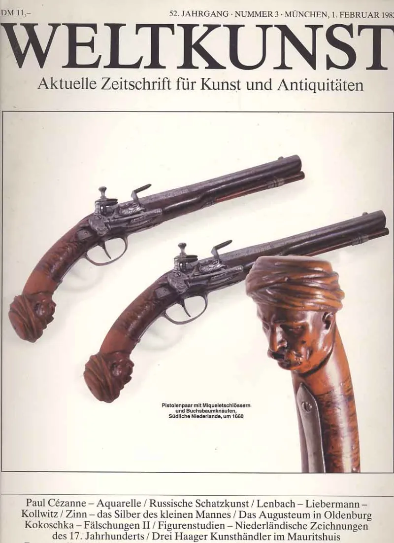 Weltkunst, 49. Jahrgang, Februar 1982