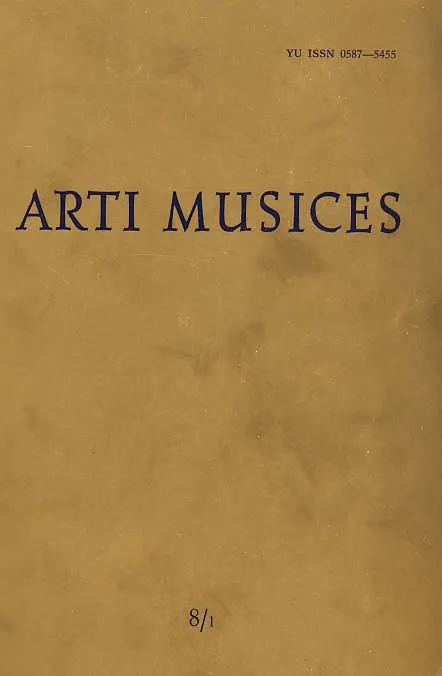 Arti Musices 8/1