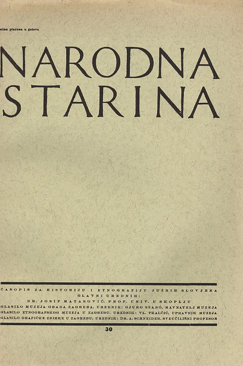 Narodna starina, sv. 30/1933