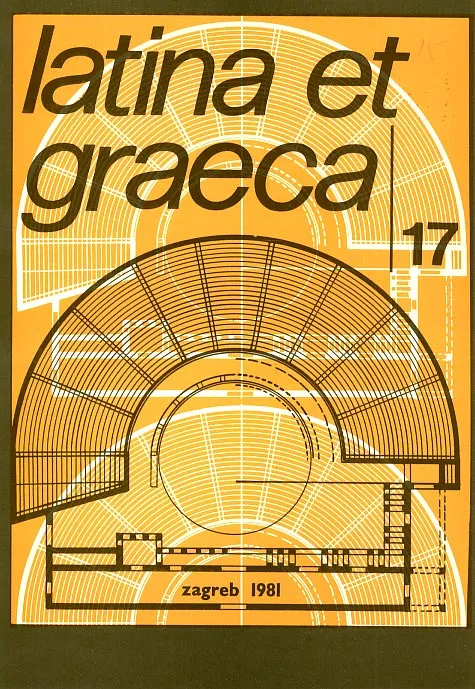 Latina et Graeca, br. 17/1981