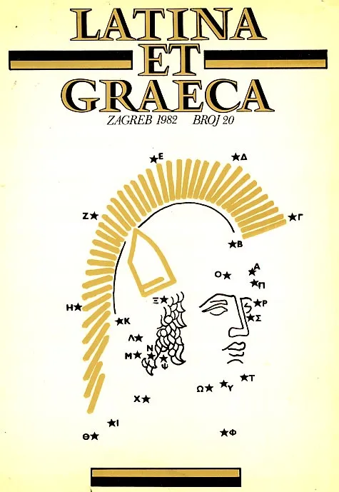 Latina et Graeca, br. 20/1982