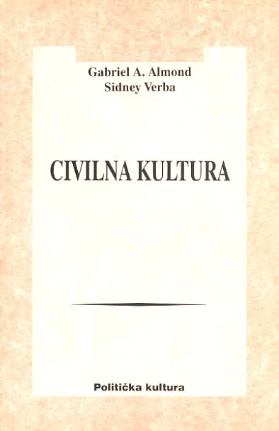Civilna kultura: politički stavovi u demokraciji u pet zemalja