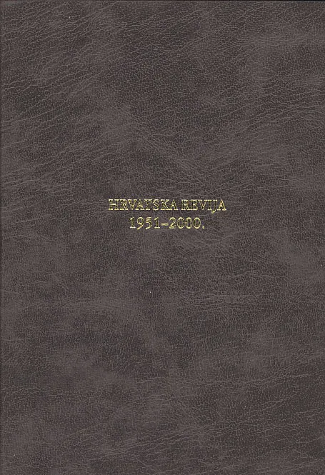 Hrvatska revija 1951.-2000.