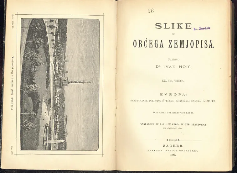 Slike iz obćega zemljopisa, knjiga III. Evropa - Skandinavski poluotok, Danska, Njemačka