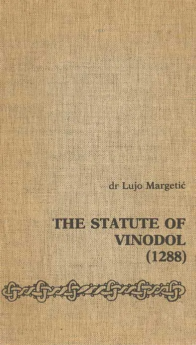 The statute of Vinodol (1288)