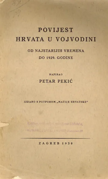 Povijest Hrvata u Vojvodini