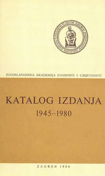 Katalog izdanja 1945-1980