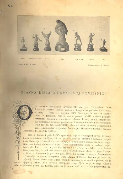 Glavna djela o Hrvatskoj povjesnici