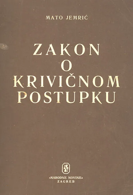 Zakon o krivičnom postupku