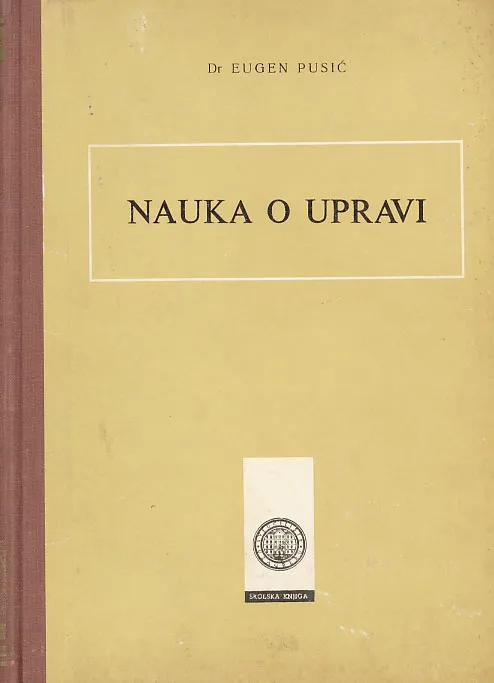 Nauka o upravi, knjiga I