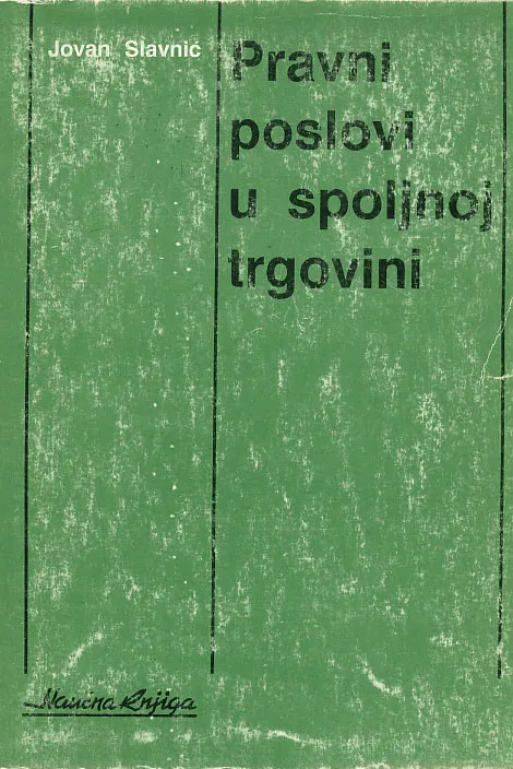Pravni poslovi u spoljnoj trgovini
