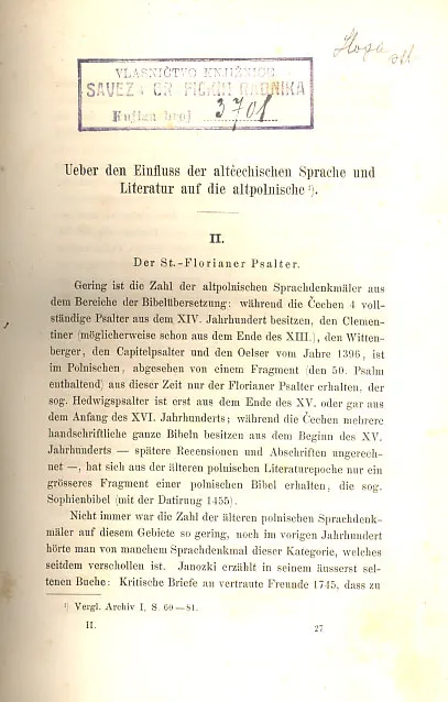 Archiv fuer Slavische Philologie, Bd. 2, Buch 3
